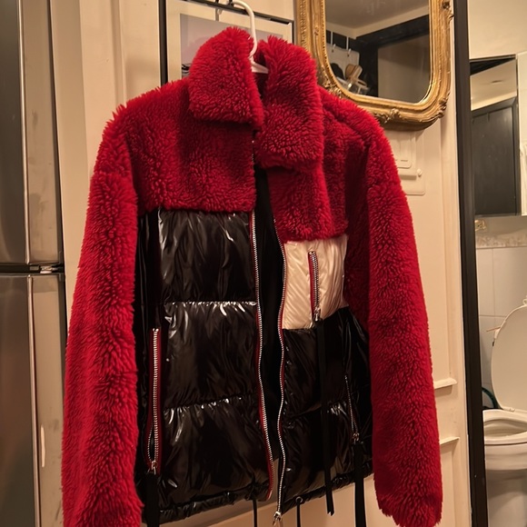 Schimmel red fur puffer - Picture 3 of 4